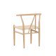 VENTURE DESIGN Alfons spisebordsstol, m. armln - beige rattan og natur stl