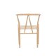 VENTURE DESIGN Alfons spisebordsstol, m. armln - beige rattan og natur stl