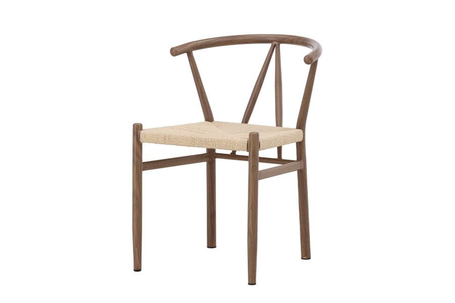 VENTURE HOME Alfons Spisebordsstol - Trlook / Naturreb