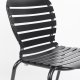 ZUIVER Vondel havestol, stabelbar - sort aluminium