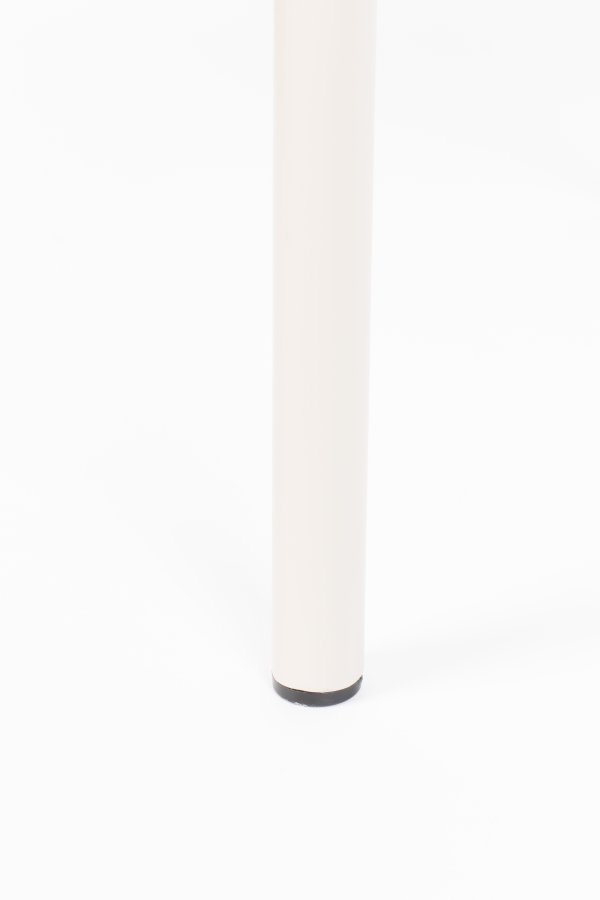 ZUIVER Vondel havestol, stabelbar - ler hvid aluminium