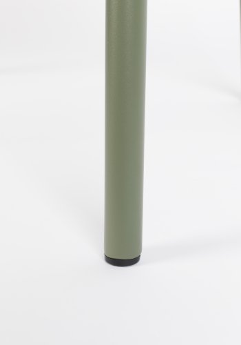 ZUIVER Vondel havestol, m. armln - grn aluminium