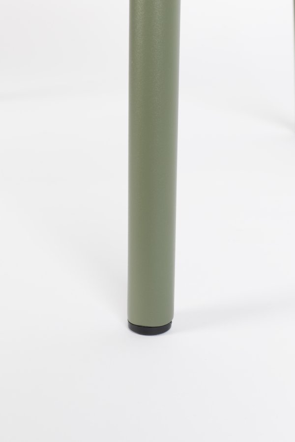 ZUIVER Vondel havestol, m. armln - grn aluminium