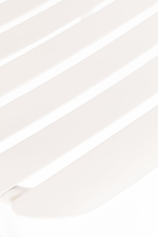 ZUIVER Vondel havestol, m. armln - ler hvid aluminium