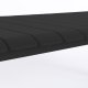 ZUIVER Vondel havebnk, rektangulr - sort aluminium (129,5x45)