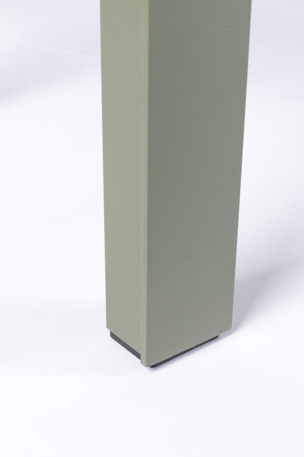 ZUIVER Vondel havebnk, rektangulr - grn aluminium (175x45)