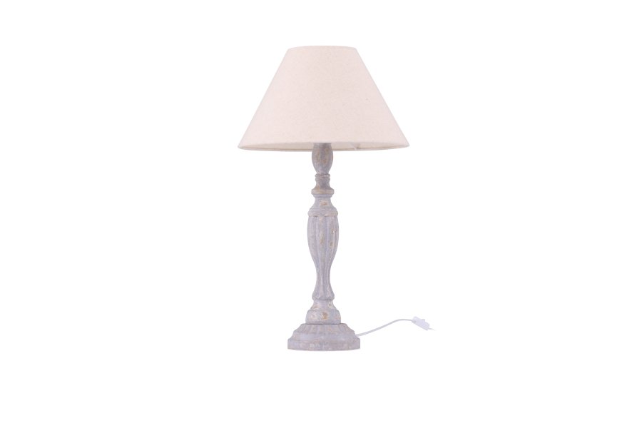 VENTURE DESIGN Caen bordlampe - beige hr og gr tr