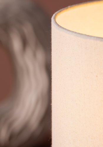 VENTURE DESIGN Dijon bordlampe - beige hr og gr terrazzo