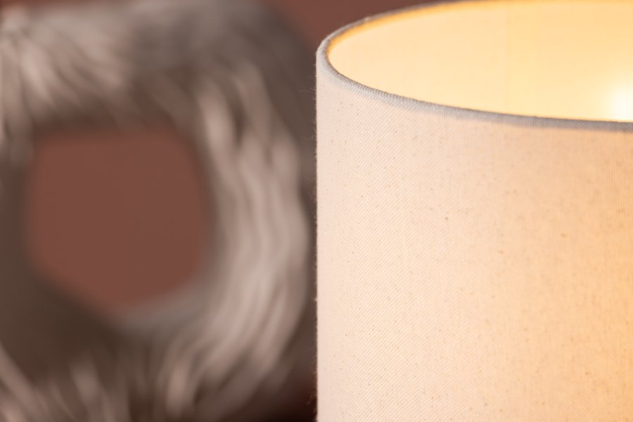 VENTURE DESIGN Dijon bordlampe - beige hr og gr terrazzo