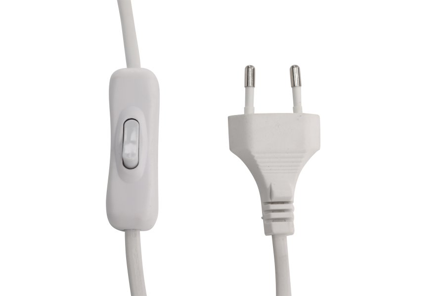 VENTURE DESIGN Sisteron bordlampe - mrkegr hr og hvid terrazzo