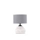 VENTURE DESIGN Sisteron bordlampe - mrkegr hr og hvid terrazzo