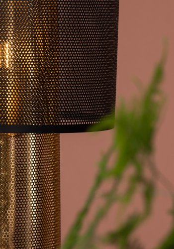 VENTURE DESIGN Gap bordlampe - guld og sort jern