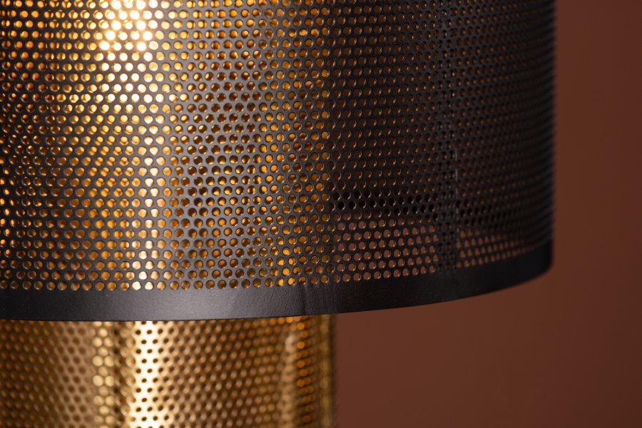 VENTURE DESIGN Gap bordlampe - guld og sort jern