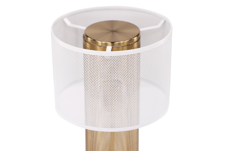 VENTURE DESIGN Gap bordlampe - hvid og guld jern