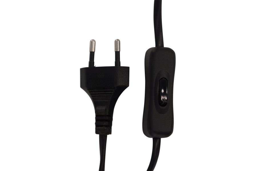 VENTURE DESIGN Ferrand bordlampe - hvid glas og sort jern