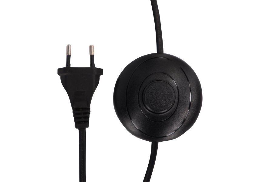 VENTURE DESIGN Ferrand gulvlampe - hvid glas og sort jern