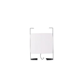 VENTURE DESIGN Rennes gulvlampe, Small - hvid stof og sort jern