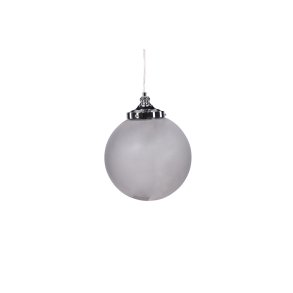 VENTURE DESIGN Lemans loftlampe, LED-lysstrimmel - rgfarvet glas og gr jern