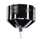 VENTURE DESIGN Lemans loftlampe, LED-lysstrimmel - rgfarvet glas og gr jern