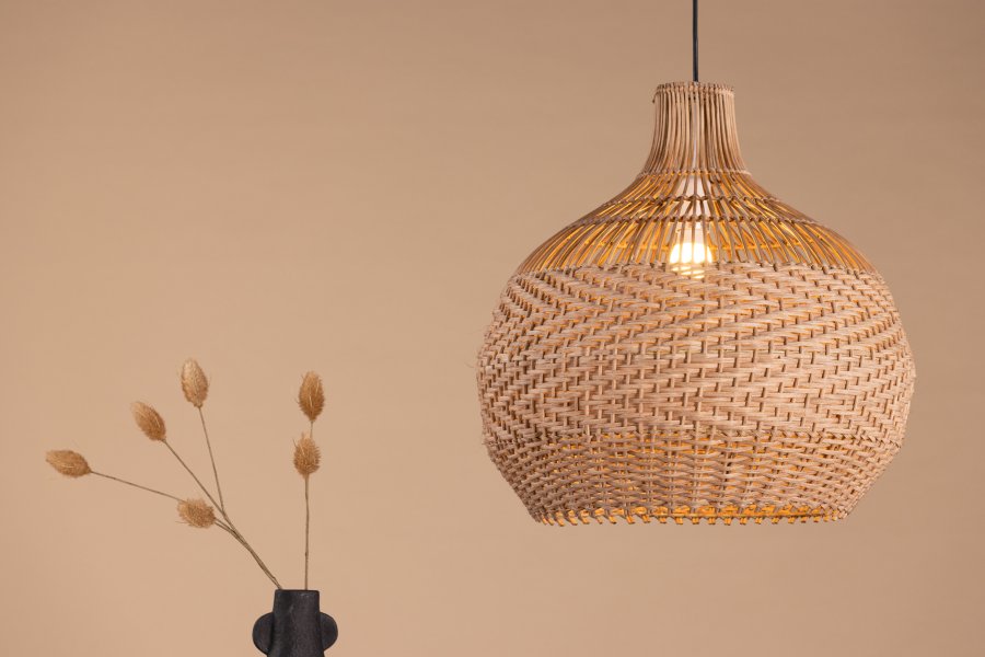 VENTURE DESIGN Bastia loftlampe - natur rattan