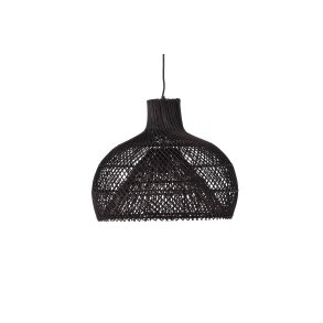 VENTURE DESIGN Laroche loftlampe - sort rattan