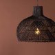 VENTURE DESIGN Laroche loftlampe - sort rattan