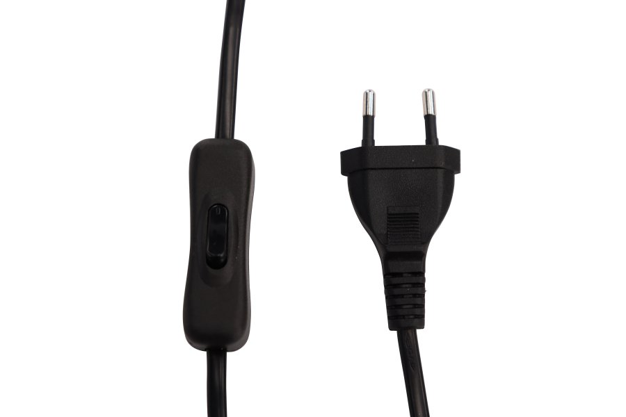 VENTURE DESIGN Nancy bordlampe - sort hr og gr beton