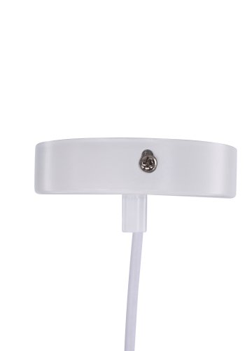 VENTURE DESIGN Nicola loftlampe, Large - hvid kunstige fjer