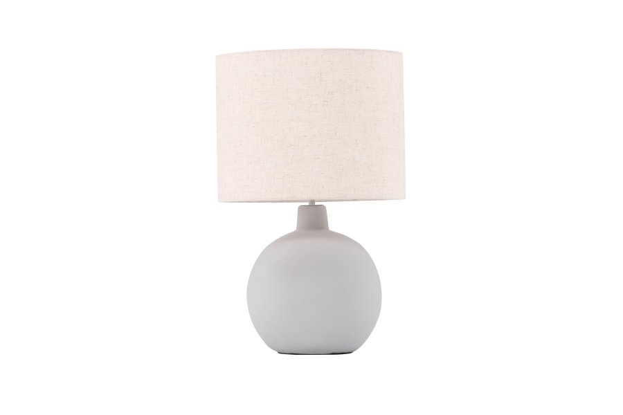 VENTURE DESIGN Torcello bordlampe - beige hr og gr beton