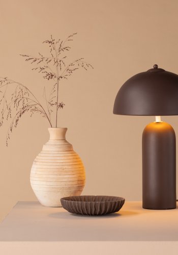 VENTURE DESIGN Corello bordlampe - brun sten