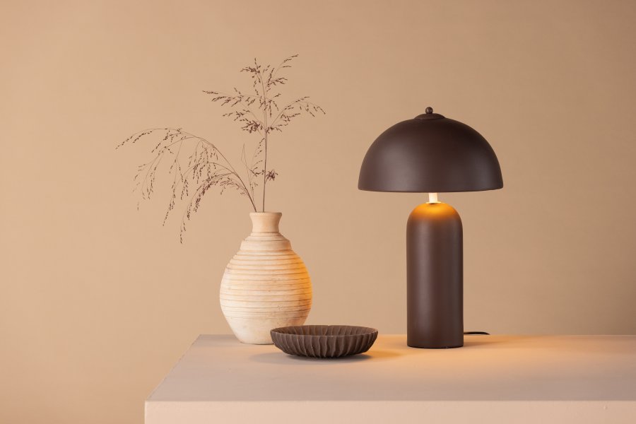 VENTURE DESIGN Corello bordlampe - brun sten