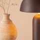 VENTURE DESIGN Corello bordlampe - brun sten