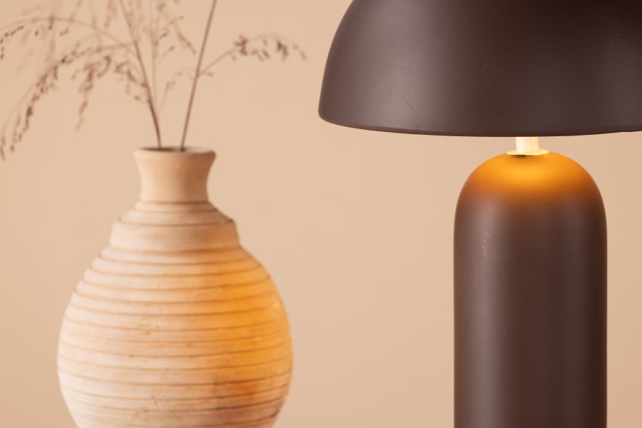 VENTURE DESIGN Corello bordlampe - brun sten