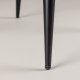 VENTURE DESIGN Leone spisebordsstol - beige polyester fljl og sort stl