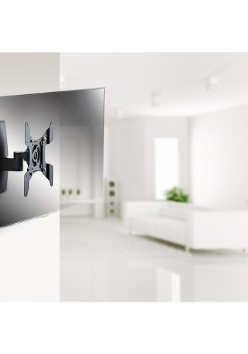 TS 1 vgbeslag til TV - sort aluminium