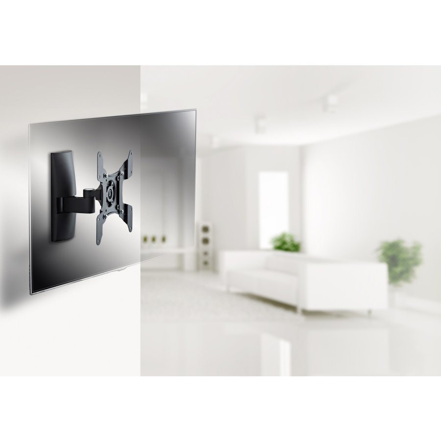 TS 1 vgbeslag til TV - sort aluminium