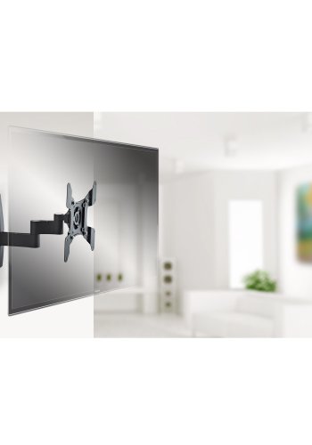 TS 3 vgbeslag til TV- sort aluminium