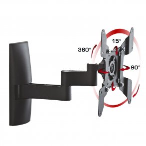 TS 3 vgbeslag til TV- sort aluminium