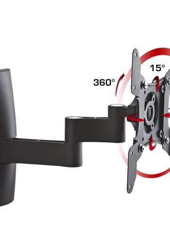 TS 3 vgbeslag til TV- sort aluminium