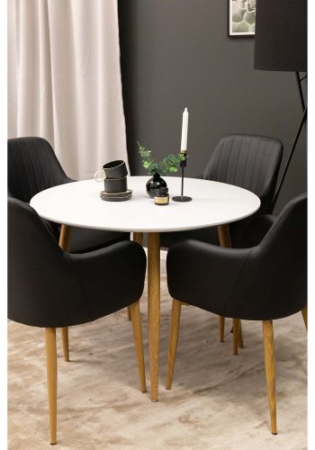 VENTURE DESIGN Agra gulvtppe - gr og bl uld (200x300) 