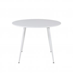 VENTURE DESIGN Plaza spisebord - hvid MDF og hvid metal (100)