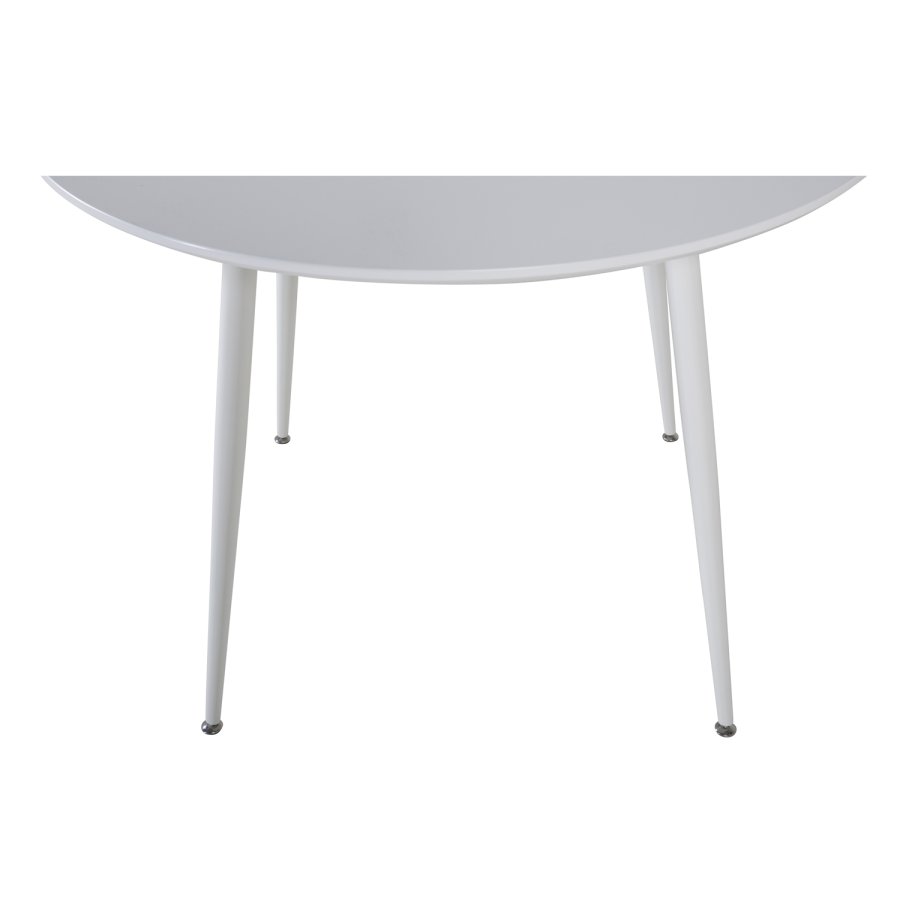 VENTURE DESIGN Plaza spisebord - hvid MDF og hvid metal (100)