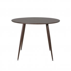 VENTURE DESIGN Plaza spisebord - valnddefolie MDF og valnddefolie metal (100)