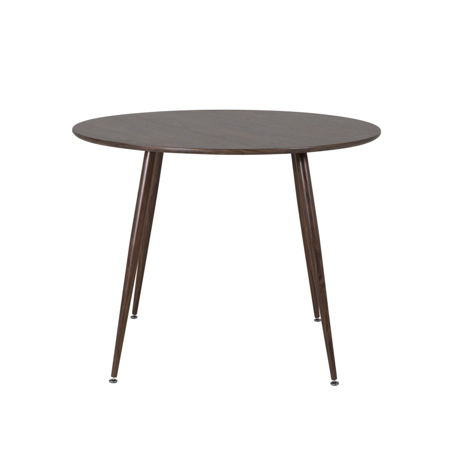 VENTURE DESIGN Plaza spisebord - valnddefolie MDF og valnddefolie metal (100)