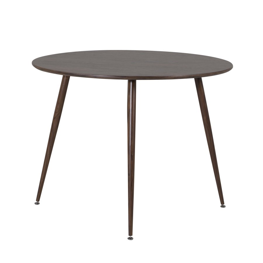 VENTURE DESIGN Plaza spisebord - valnddefolie MDF og valnddefolie metal (100)