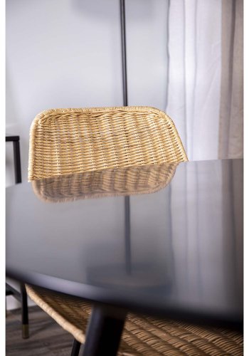 VENTURE DESIGN Undra gulvtppe - mrkegr viskose (170x240)