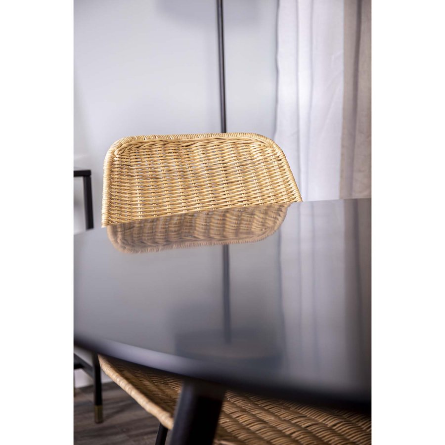 VENTURE DESIGN Undra gulvtppe - mrkegr viskose (170x240)