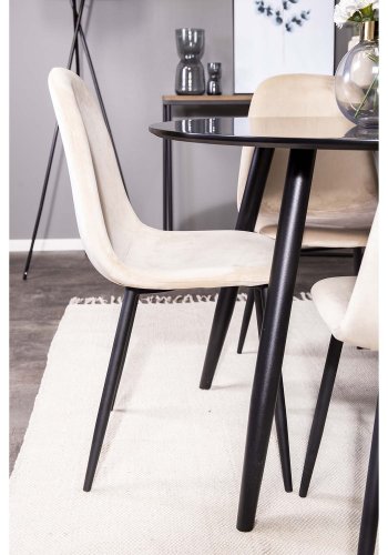 VENTURE DESIGN Panipat gulvtppe - beige bomuld (170x240) 