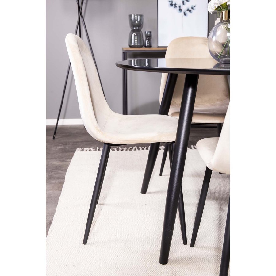 VENTURE DESIGN Panipat gulvtppe - beige bomuld (170x240) 