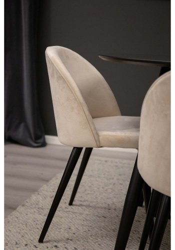 VENTURE DESIGN Undra gulvtppe - mrkegr viskose (170x240)